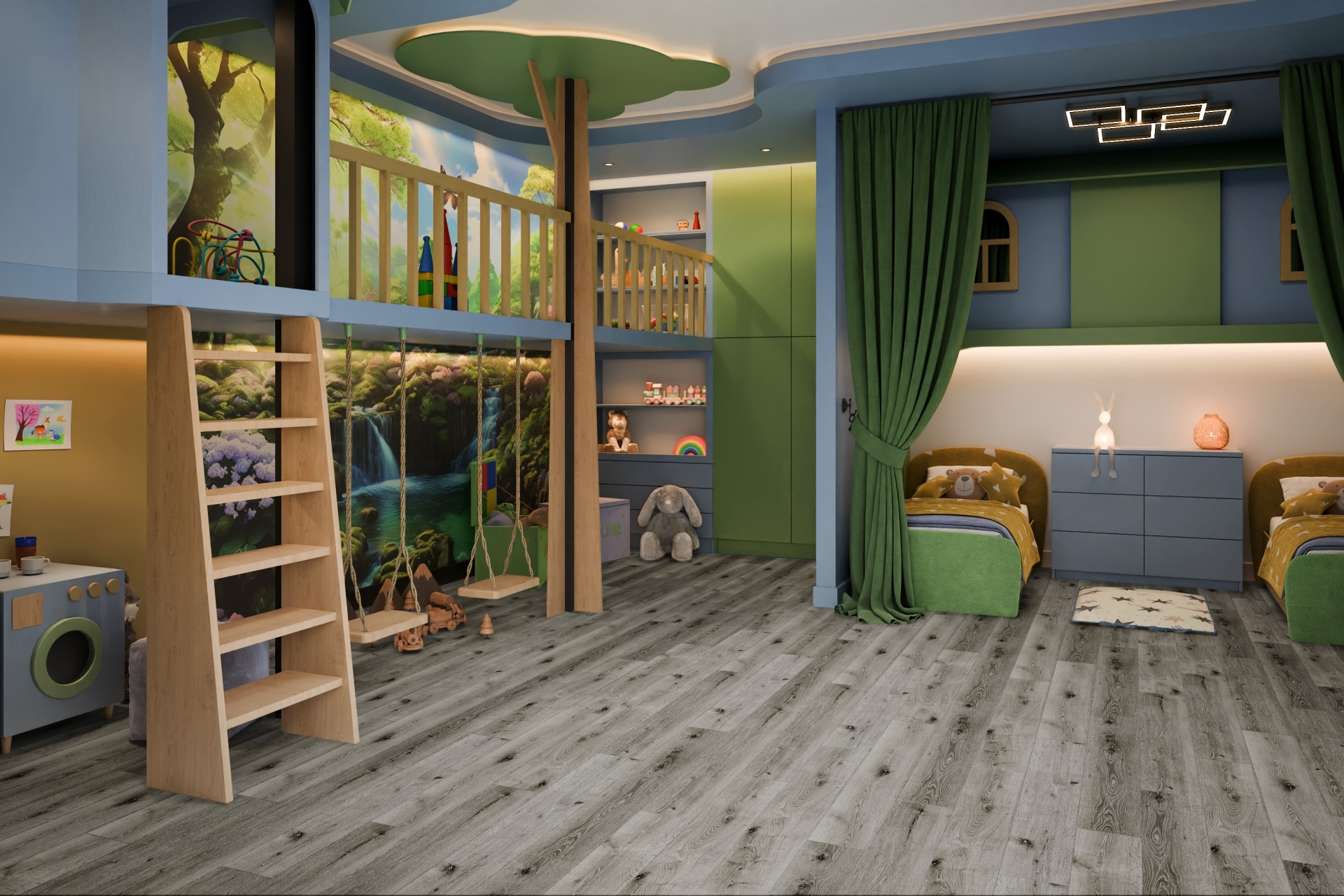 Усовершенствованная кварц-виниловая плитка «Damy Floor» Дуб Состаренный Серый (1227*187*2,5 мм) — купить в Саранске