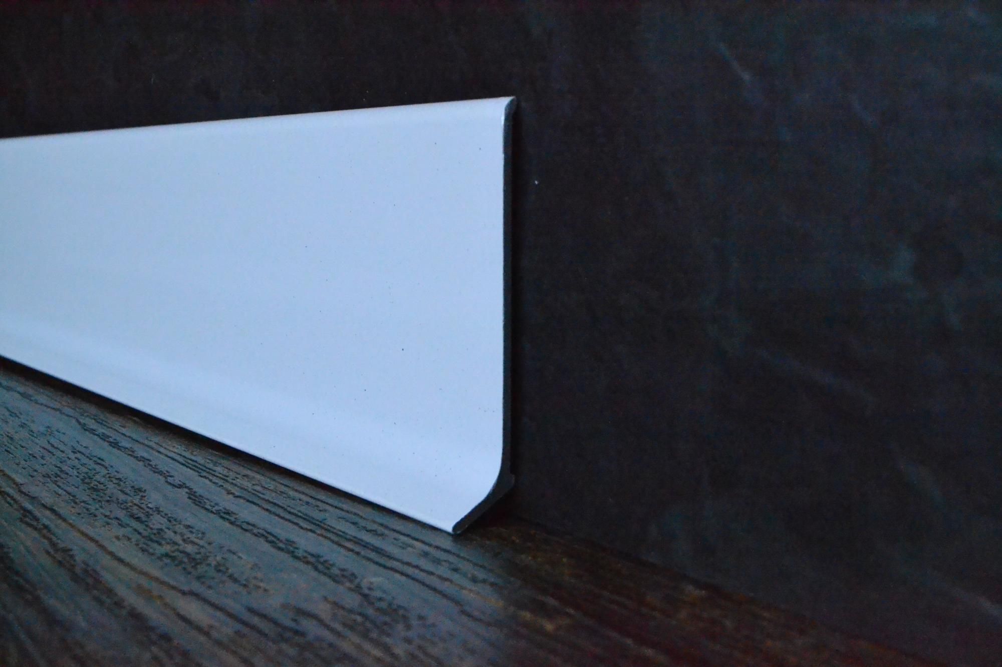 Плинтус алюминиевый L-образный белый (2500*11*60 мм) — купить в Саранске