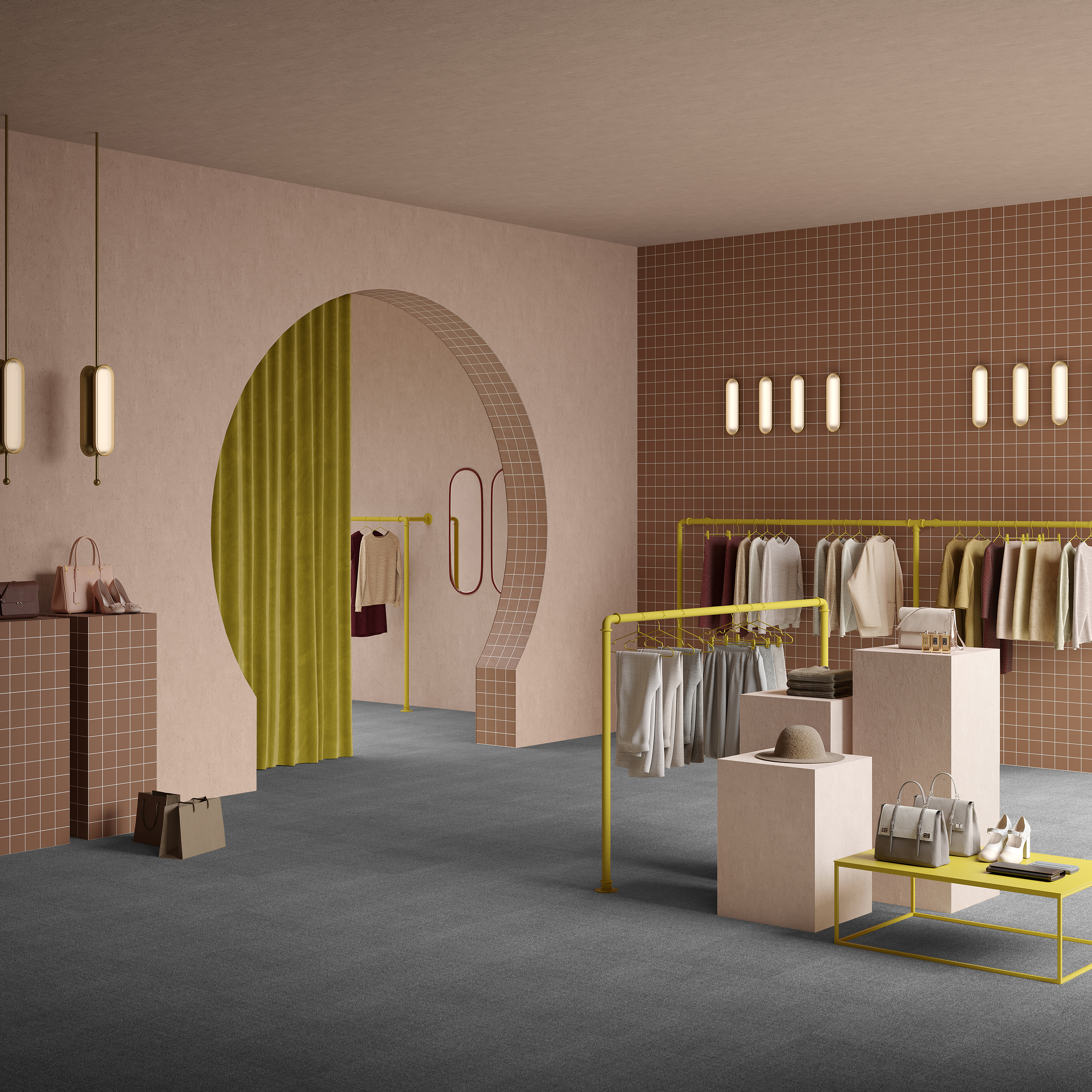 Ковровая плитка Mantra Tile 97 (500*500*6 мм) — купить в Саранске