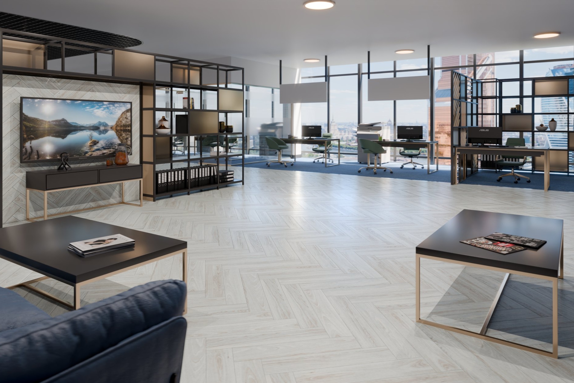 Инженерный паркет «Damy Floor» Ванильный (укладка елочкой) — купить в Саранске