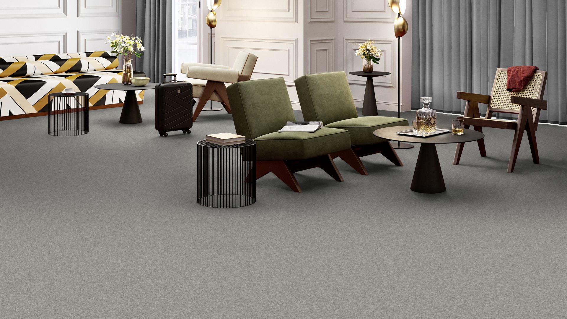 Ковровая плитка Medusa Tile 94 (500*500*5 мм) — купить в Саранске